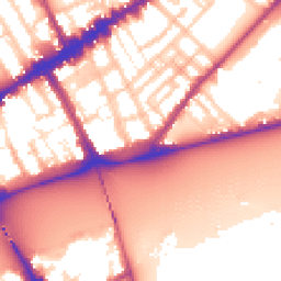 Daytime road noise heatmap for SW3 5QZ
