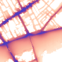 Daytime road noise heatmap for SW3 5RH
