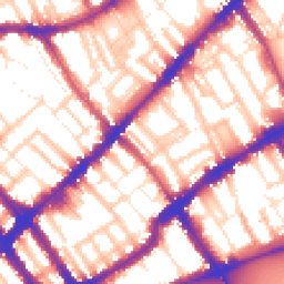 Daytime road noise heatmap for SW3 6DD