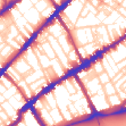 Daytime road noise heatmap for SW3 6LR