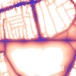 Daytime road noise heatmap for SW4 0AB