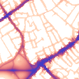 Daytime road noise heatmap for SW4 0BY