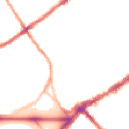 Night-time road noise heatmap for SW4 0DG