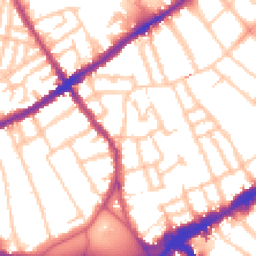 Daytime road noise heatmap for SW4 0DS