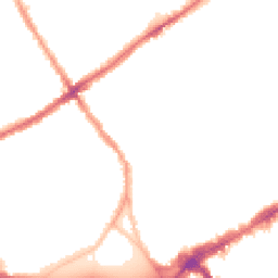 Night-time road noise heatmap for SW4 0DS