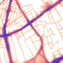 Daytime road noise heatmap for SW4 0LL