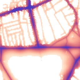 Daytime road noise heatmap for SW4 0QD