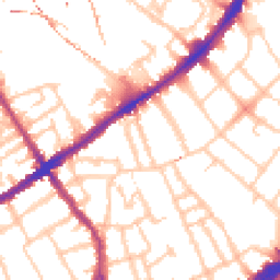 Daytime road noise heatmap for SW4 6AD