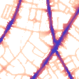 Daytime road noise heatmap for SW4 6TF