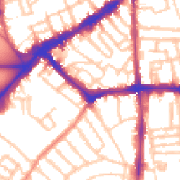 Daytime road noise heatmap for SW4 7LA
