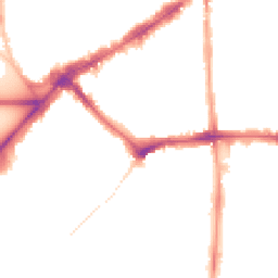 Night-time road noise heatmap for SW4 7LA
