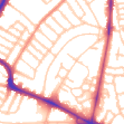 Daytime road noise heatmap for SW4 8AS