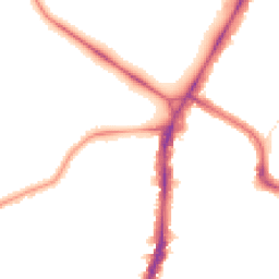 Night-time road noise heatmap for SW4 9AH