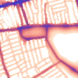 Daytime road noise heatmap for SW4 9BA