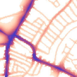 Daytime road noise heatmap for SW4 9LA
