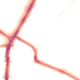 Night-time road noise heatmap for SW4 9LA