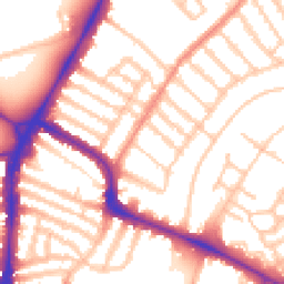 Daytime road noise heatmap for SW4 9LB