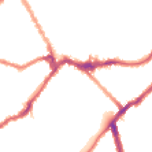 Night-time road noise heatmap for SW6 1EN
