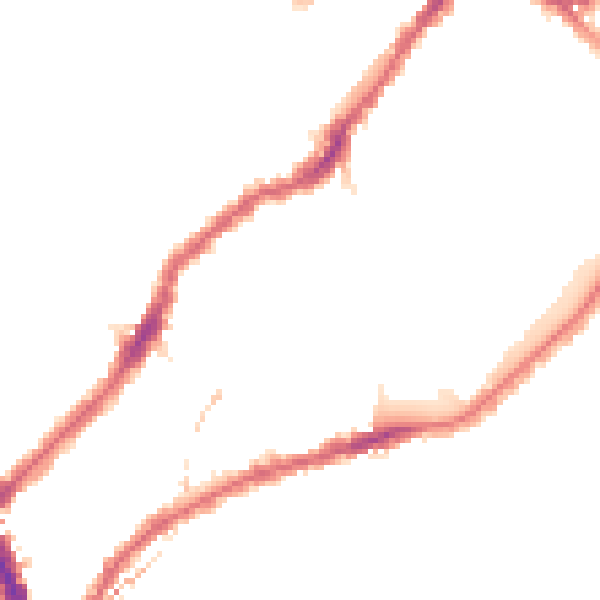 Night-time road noise heatmap for SW6 4DA