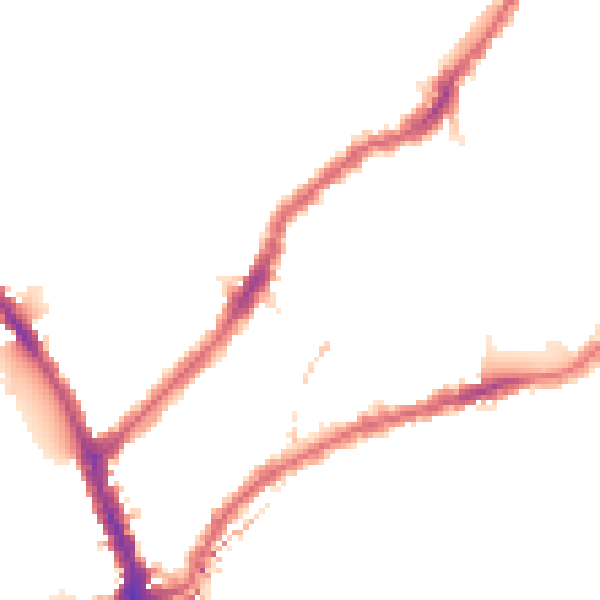 Night-time road noise heatmap for SW6 4DX