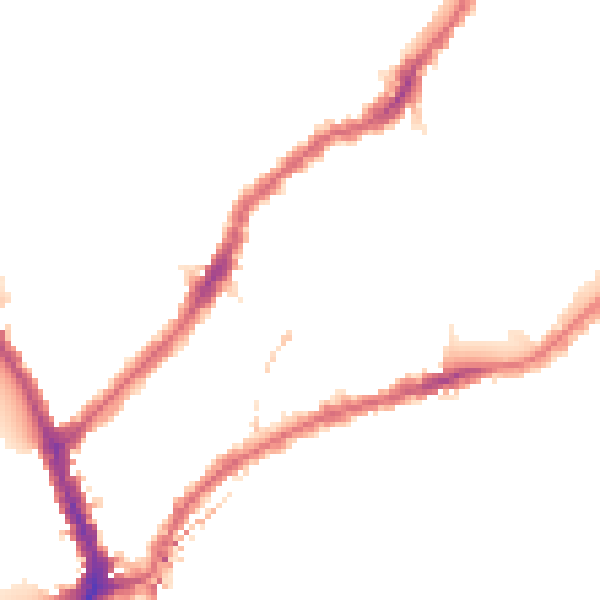 Night-time road noise heatmap for SW6 4EH