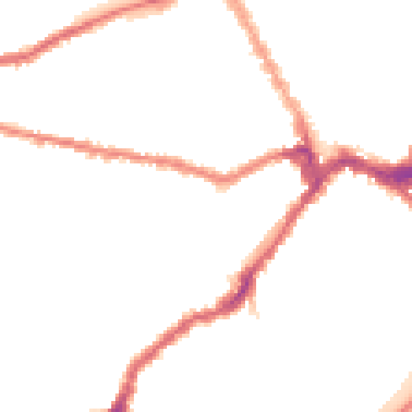 Night-time road noise heatmap for SW6 7AA