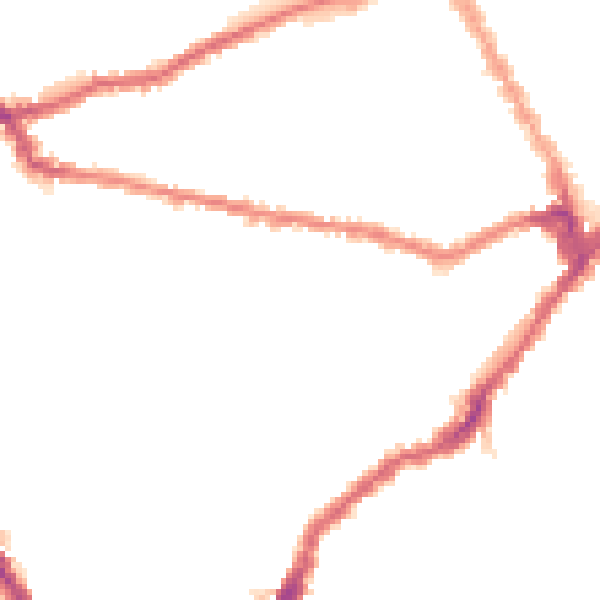Night-time road noise heatmap for SW6 7BH
