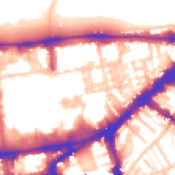 Daytime road noise heatmap for SW7 1AB