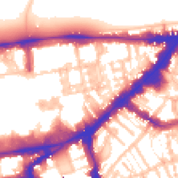 Daytime road noise heatmap for SW7 1AG