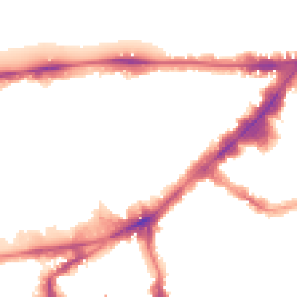 Night-time road noise heatmap for SW7 1AG