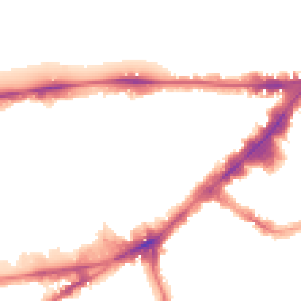 Night-time road noise heatmap for SW7 1AH