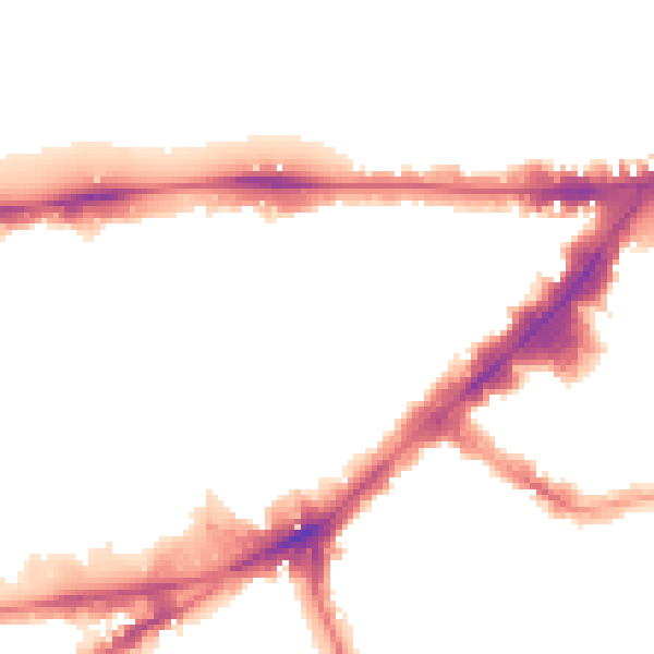 Night-time road noise heatmap for SW7 1AN