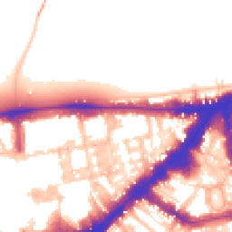 Daytime road noise heatmap for SW7 1BL