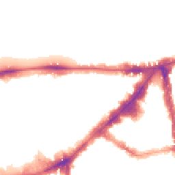 Night-time road noise heatmap for SW7 1BP