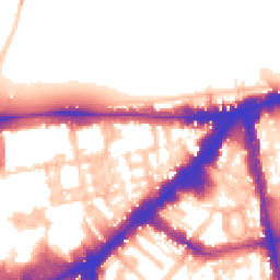 Daytime road noise heatmap for SW7 1BT