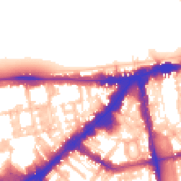 Daytime road noise heatmap for SW7 1DU