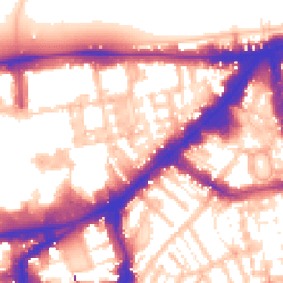 Daytime road noise heatmap for SW7 1EH