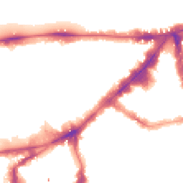Night-time road noise heatmap for SW7 1EH