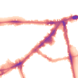 Night-time road noise heatmap for SW7 1HB