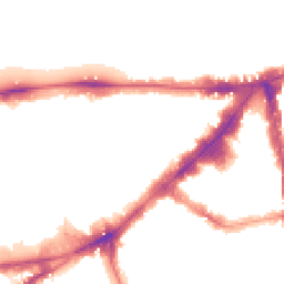 Night-time road noise heatmap for SW7 1JL