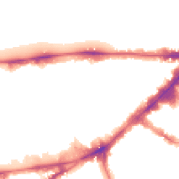 Night-time road noise heatmap for SW7 1NL