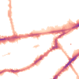 Night-time road noise heatmap for SW7 2DU