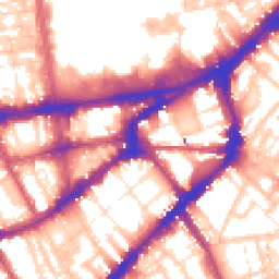 Daytime road noise heatmap for SW7 2ND