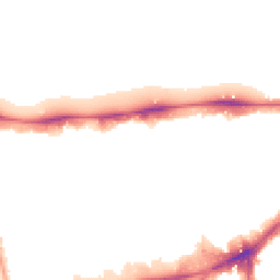 Night-time road noise heatmap for SW7 2QJ