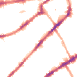 Night-time road noise heatmap for SW7 3AR