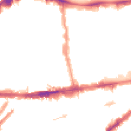 Night-time road noise heatmap for SW7 4AJ