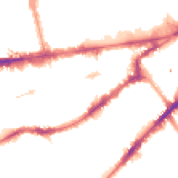Night-time road noise heatmap for SW7 5AF