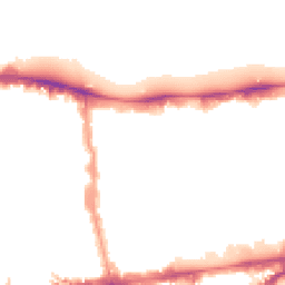 Night-time road noise heatmap for SW7 5QL