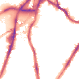 Night-time road noise heatmap for SW8 1EA