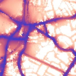 Daytime road noise heatmap for SW8 1TE